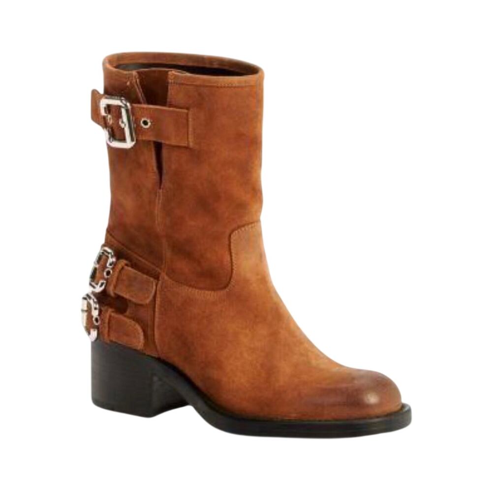 Chloe NIB Dakota Ankle Boot in Pure Brown Size 38